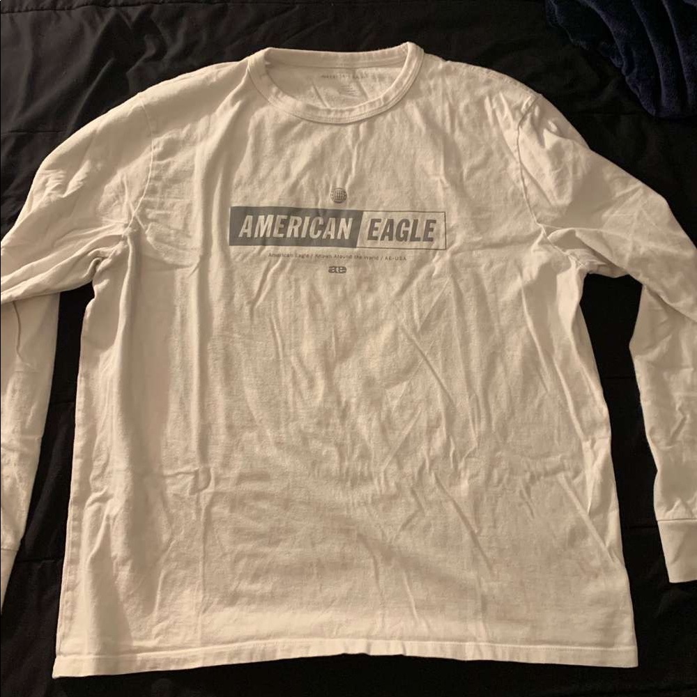 White long sleeve american eagle shirt